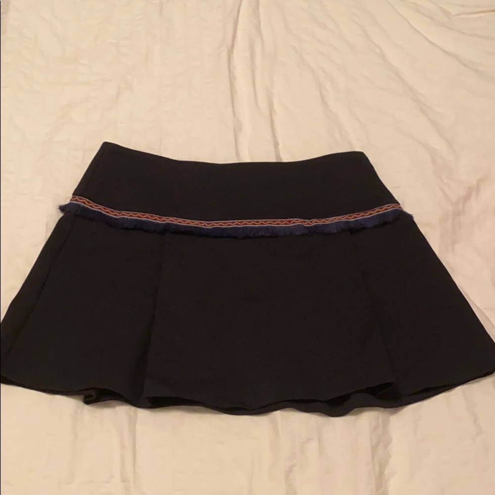 Free People Black Mini Skirt - Size Small